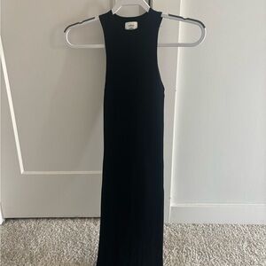 Aritzia Black Midi Dress